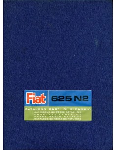 1968 FIAT 625 N2 ONDERDELENHANDBOEK 