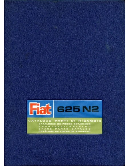 1968 FIAT 625 N2 ONDERDELENHANDBOEK 