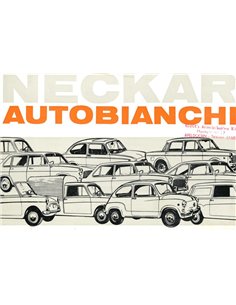 1966 NECKAR AUTOBIANCHI RANGE BROCHURE DUTCH