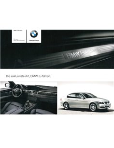 2009 BMW 3 SERIES INDIVIDUAL BROCHURE GERMAN
