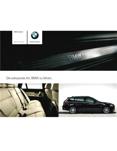2009 BMW 3ER INDIVIDUAL PROSPEKT DEUTSCH