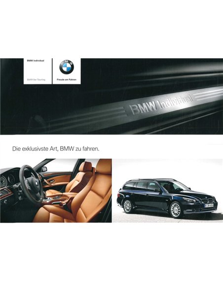 2009 BMW 5 SERIES INDIVIDUAL BROCHURE GERMAN