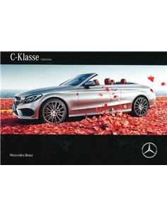 2016 MERCEDES BENZ C KLASSE CABRIO PROSPEKT DEUTSCH