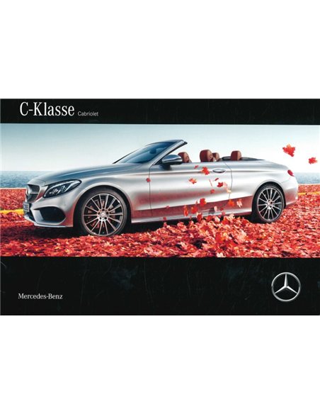 2016 MERCEDES BENZ C CLASS CONVERTIBLE BROCHURE GERMAN