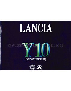 1985 LANCIA Y10 OWNERS MANUAL GERMAN