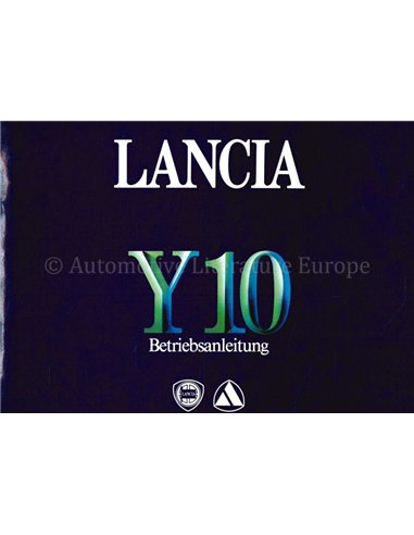 1985 LANCIA Y10 BETRIEBSANLEITUNG DEUTSCH
