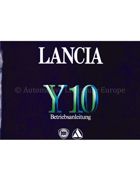 1985 LANCIA Y10 INSTRUCTIEBOEKJE DUITS