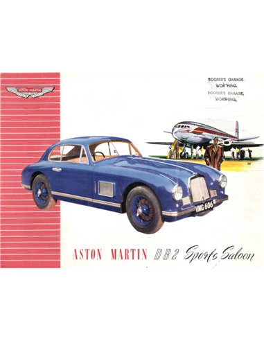 1950 ASTON MARTIN DB2 PROSPEKT ENGLISCH