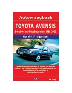 1998 - 2000 TOYOTA AVENSIS BENZINE DIESEL VRAAGBAAK NEDERLANDS
