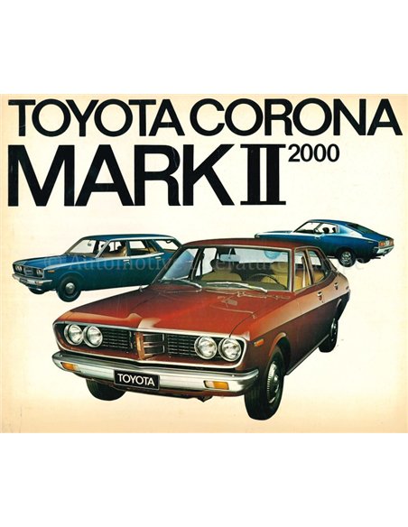 1973 TOYOTA CORONA BROCHURE ENGELS