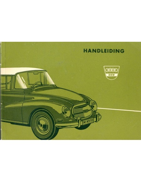 1959 DKW 1000 INSTRUCTIEBOEKJE NEDERLANDS