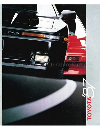 1987 TOYOTA RANGE BROCHURE DUTCH