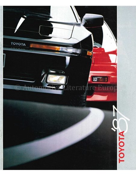 1987 TOYOTA PRORAMMA BROCHURE NEDERLANDS