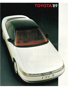 1989 TOYOTA RANGE BROCHURE DUTCH