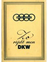 1958 DKW 3-6 INSTRUCTIEBOEKJE NEDERLANDS