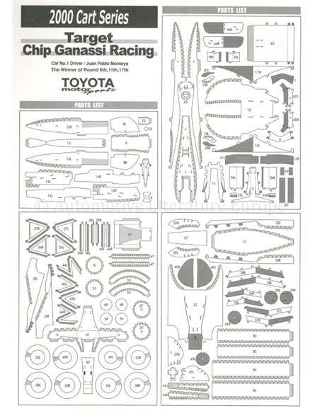 2001 TOYOTA MOTORSPORTS GRAPHICS PASSION PROSPEKT MULTI