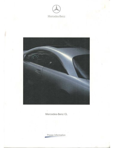 1999 MERCEDES BENZ CL KLASSE PRESSKIT FRENCH