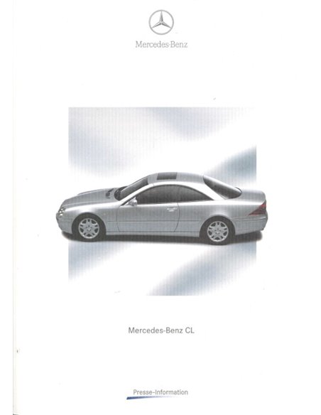 1999 MERCEDES BENZ CL KLASSE PRESSKIT FRENCH