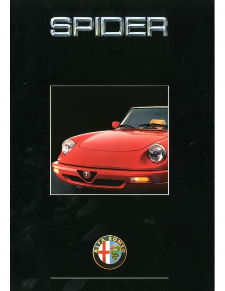 1990 ALFA ROMEO SPIDER BROCHURE DUTCH