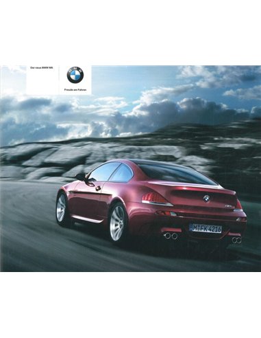 2005 BMW M6 BROCHURE GERMAN