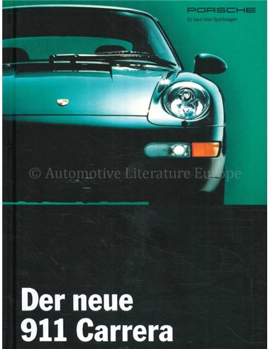 1994 PORSCHE 911 CARRERA HARDCOVER BROCHURE DUITS