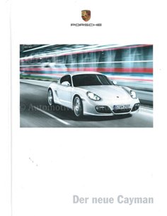 2009 PORSCHE CAYMAN S HARDBACK BROCHURE GERMAN