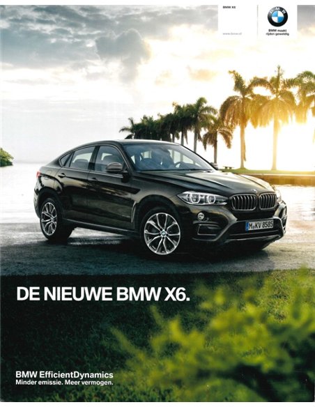 2014 BMW X6 PROSPEKT NIEDERLÄNDISCH