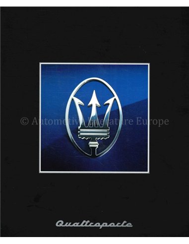 1995 MASERATI QUATTROPORTE BROCHURE ENGLISH