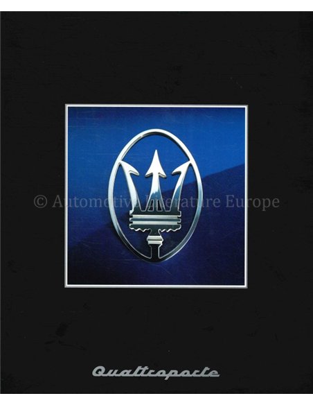 1995 MASERATI QUATTROPORTE BROCHURE ENGLISH