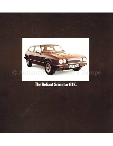 1977 RELIANT SCIMITAR GTE PROSPEKT FRANZÖSISCH