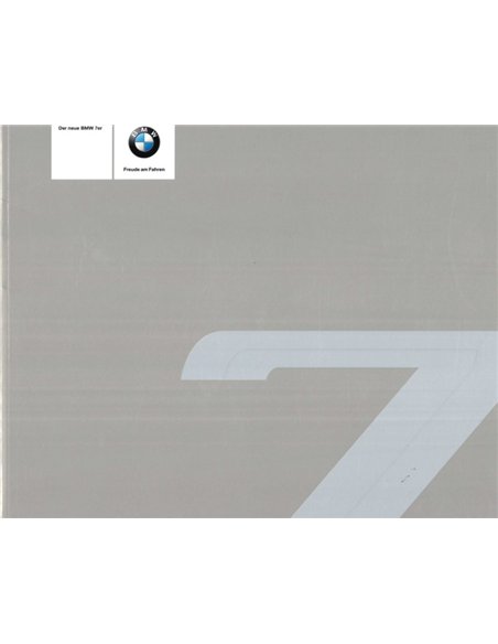 2009 BMW 7 SERIES BROCHURE GERMAN