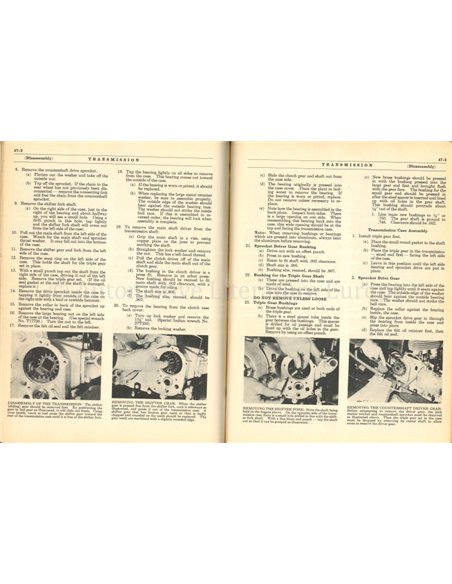 1942 INDIAN SCOUT MODELL 741-B WERKSTATTHANDBUCH ENGLISCH