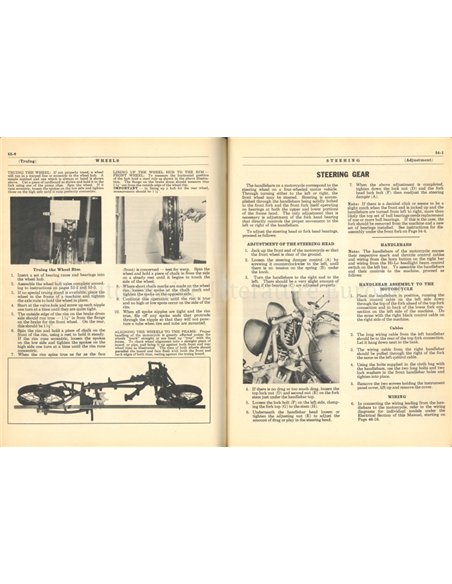 1942 INDIAN SCOUT MODELL 741-B WERKSTATTHANDBUCH ENGLISCH