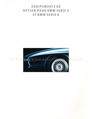 1993 BMW 7 | 8 SERIES ACCESSORIES BROCHURE FRENCH