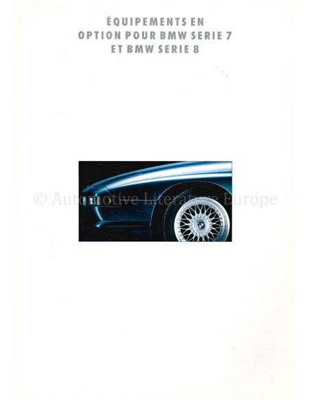 1993 BMW 7 | 8 SERIE ACCESSOIRES BROCHURE FRANS