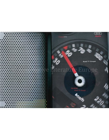 1998 AUDI TT COUPÉ PRESSEMAPPE FRANZÖSISCH