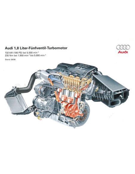 1998 AUDI TT COUPÉ PERSMAP FRANS