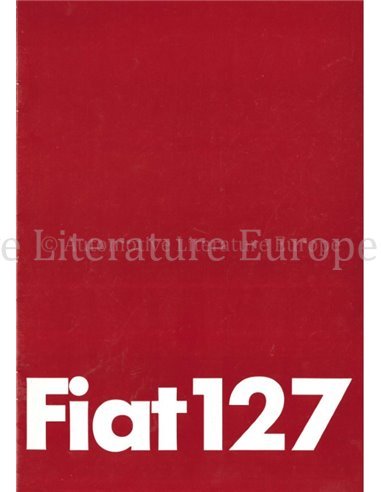 1980 FIAT 127 PROSPEKT NIEDERLÄNDISCH