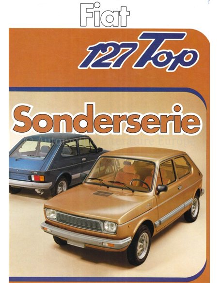1979 FIAT 127 BROCHURE GERMAN