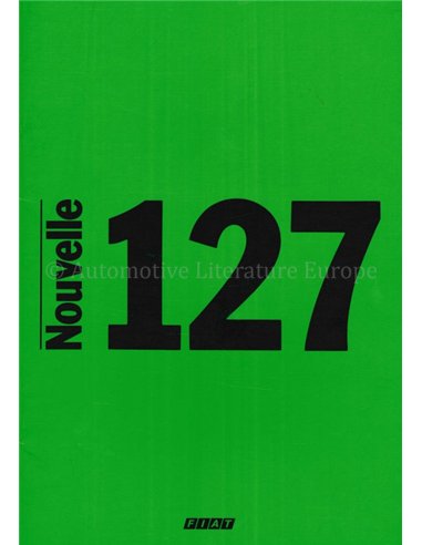 1978 FIAT 127 BROCHURE FRENCH