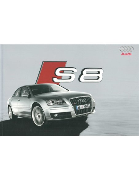 2007 AUDI S8 PROSPEKT DEUTSCH