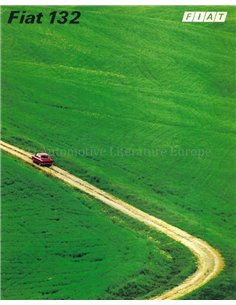 1972 FIAT 132 BROCHURE NEDERLANDS