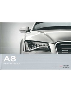 2011 AUDI A8 HARDBACK BROCHURE GERMAN