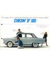 1963 DKW F12 BROCHURE NEDERLANDS