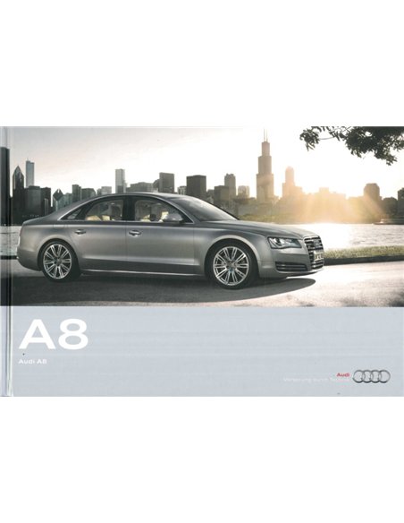 2009 AUDI A8 HARDCOVER BROCHURE DUITS