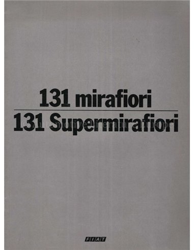 1978 FIAT 131 PROSPEKT NIEDERLANDISCH