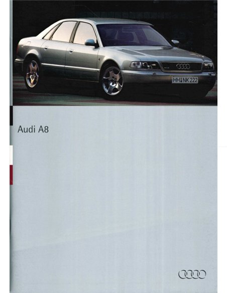 1994 AUDI A8 PROSPEKT DEUTSCH