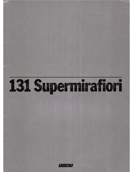 1978 FIAT 131 BROCHURE FRENCH