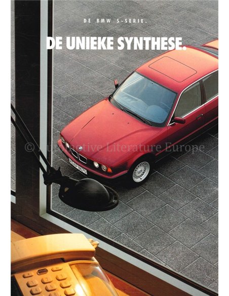 1992 BMW 5 SERIE BROCHURE NEDERLANDS