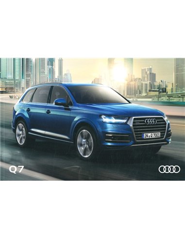 2016 AUDI Q7 BROCHURE GERMAN